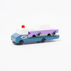 Jane's wooden Tow Truck with purple Candycar on flatbed | © Conscious Craft 